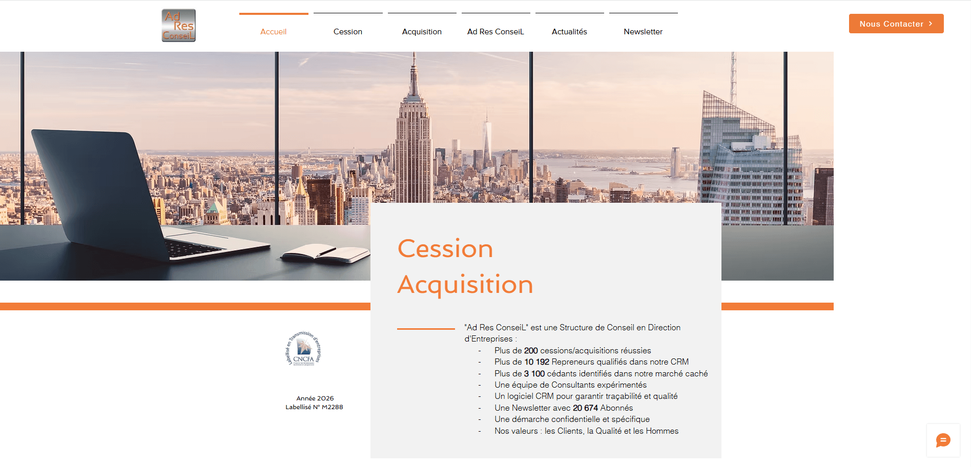Plateforme AdRes ConseiL